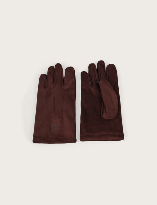 Guanti tinta unita in alcantara