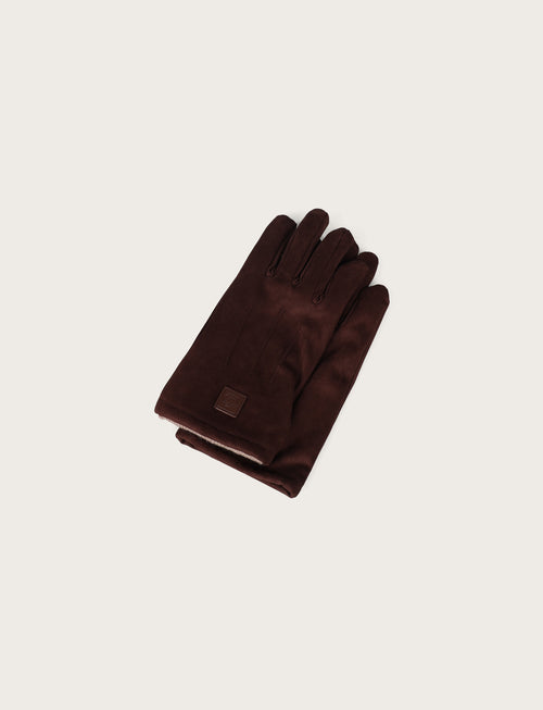 Guanti tinta unita in alcantara