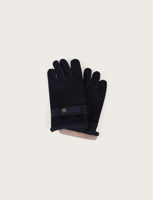 Guanti in flanella e alcantara
