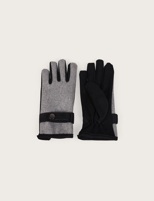Guanti in flanella e alcantara
