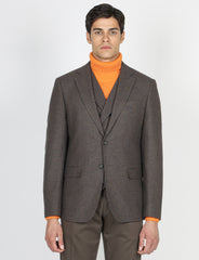 Giacca in lana micro pied de poule