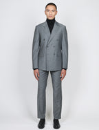 Abito doppiopetto fantasia spigata