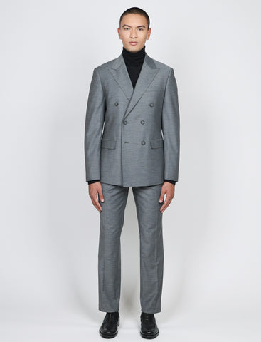 Abito doppiopetto fantasia spigata