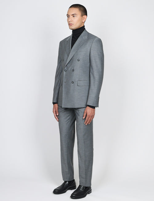 Abito doppiopetto fantasia spigata