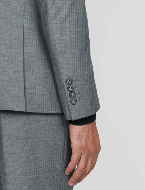 Abito doppiopetto fantasia spigata