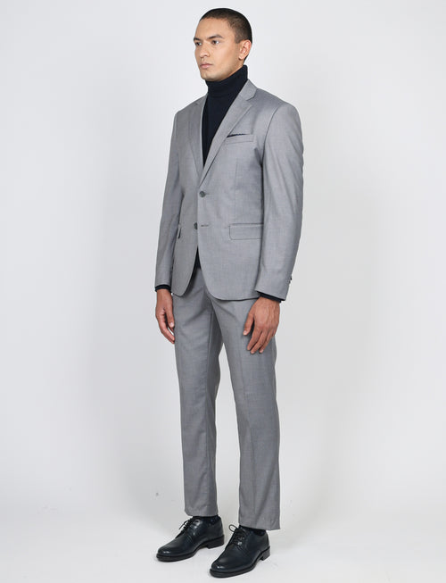 Abito tinta unita slim fit_luigi fusaro