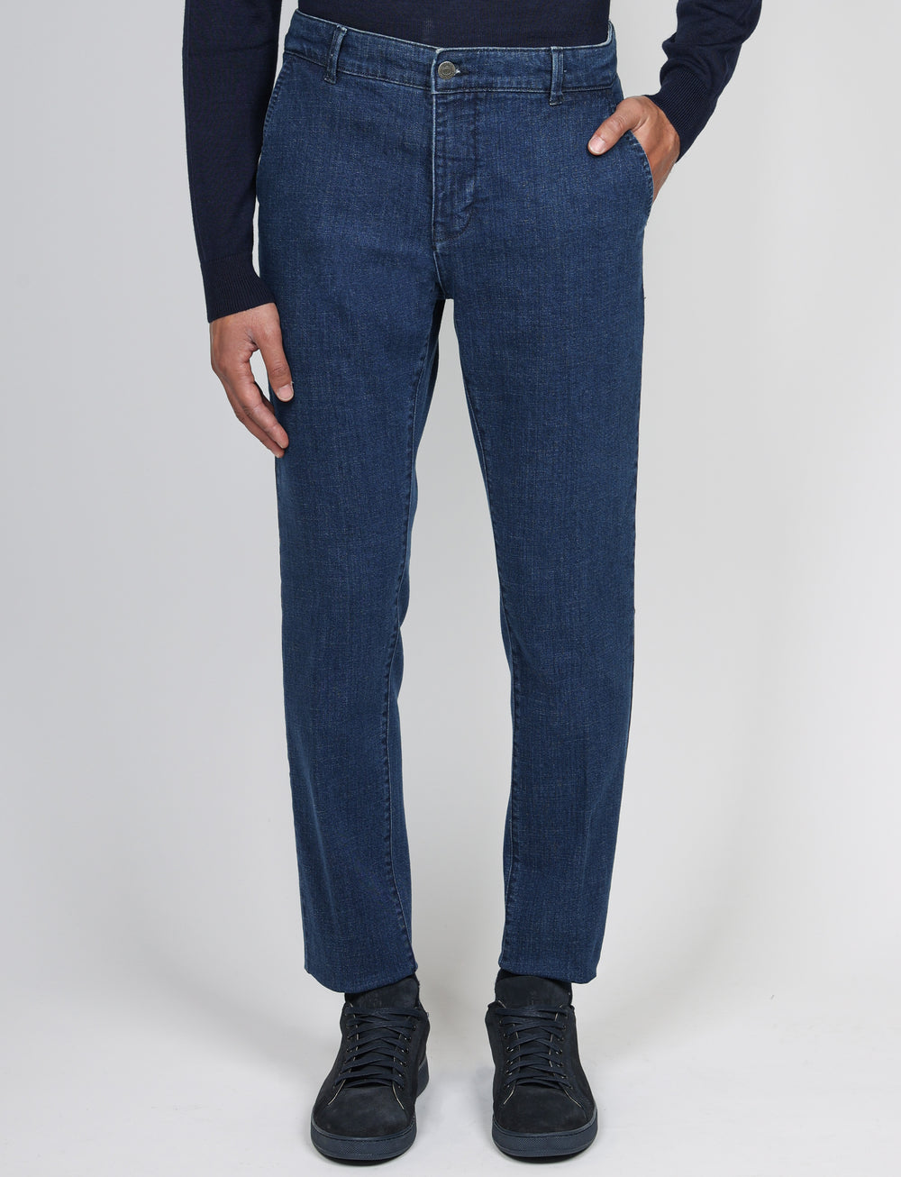 Jeans in denim di cotone