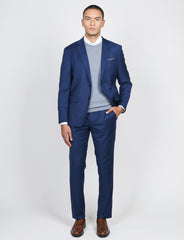 Abito tinta unita slim fit