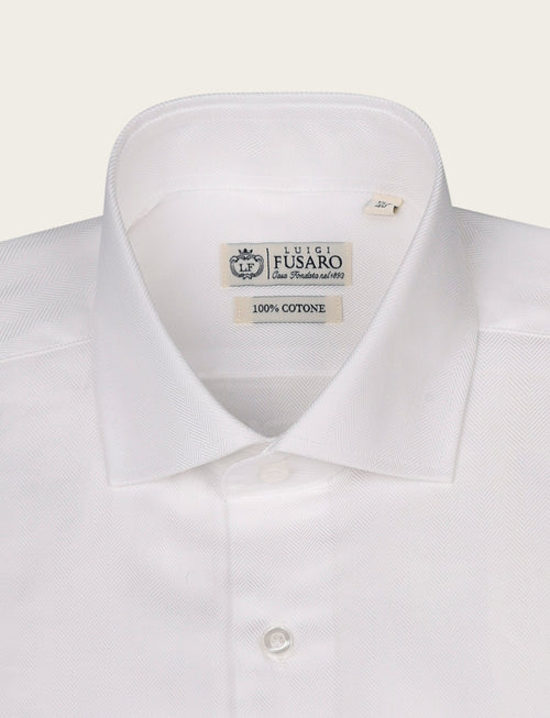 Camicia in cotone tessuto resca