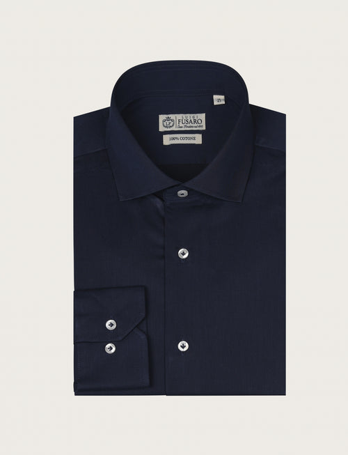 Camicia in twill 100% cotone