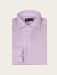 Camicia tinta unita in cotone stretch