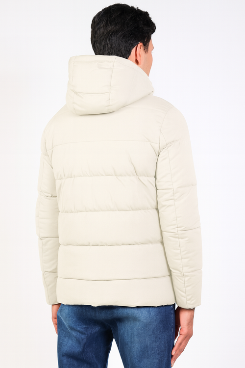 Padded parka with hood 