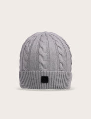 Cappello a trecce in maglia