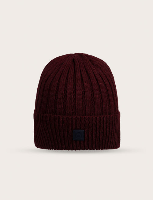 Cappello in maglia a coste