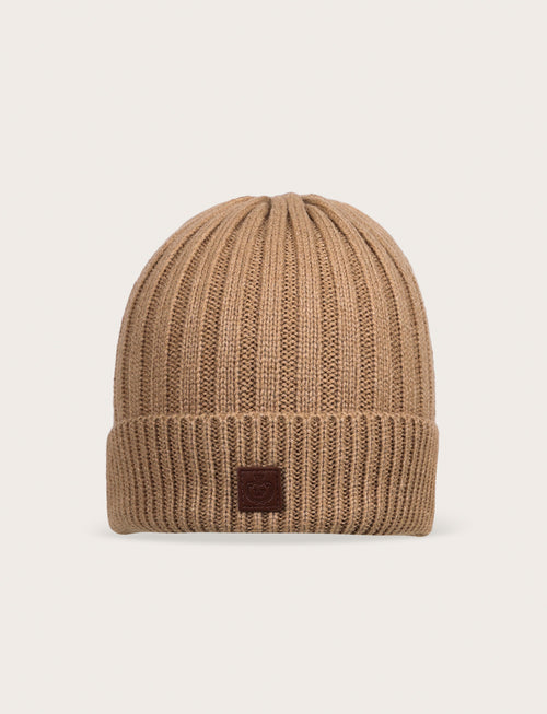 Cappello in maglia a coste