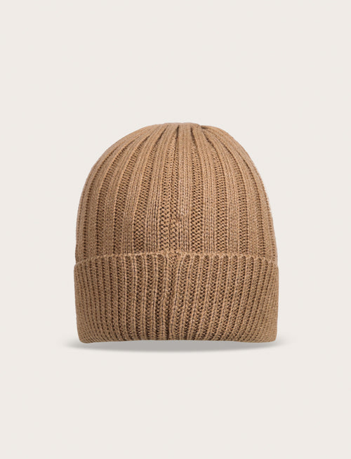 Cappello in maglia a coste