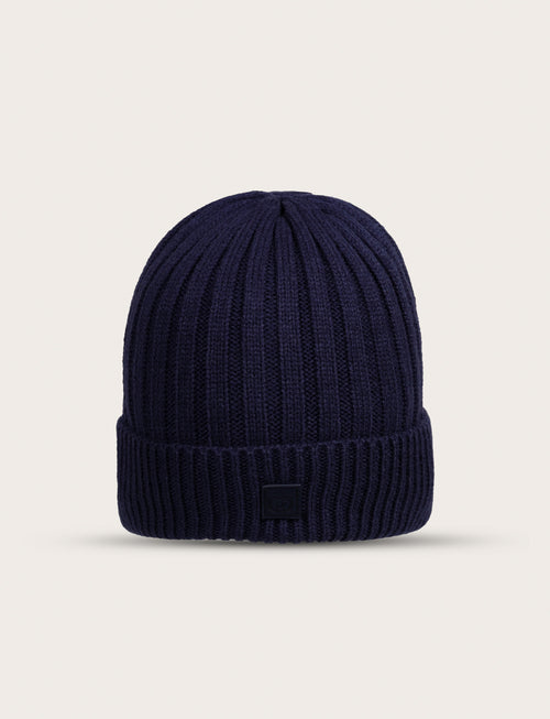 Cappello in maglia a coste