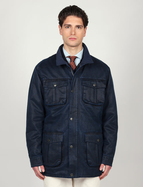 Sahariana tecnica con tasche multiple