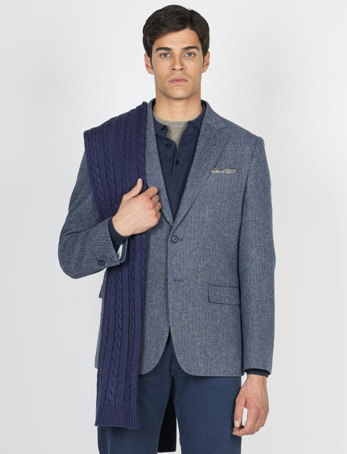 Sciarpa a trecce in maglia