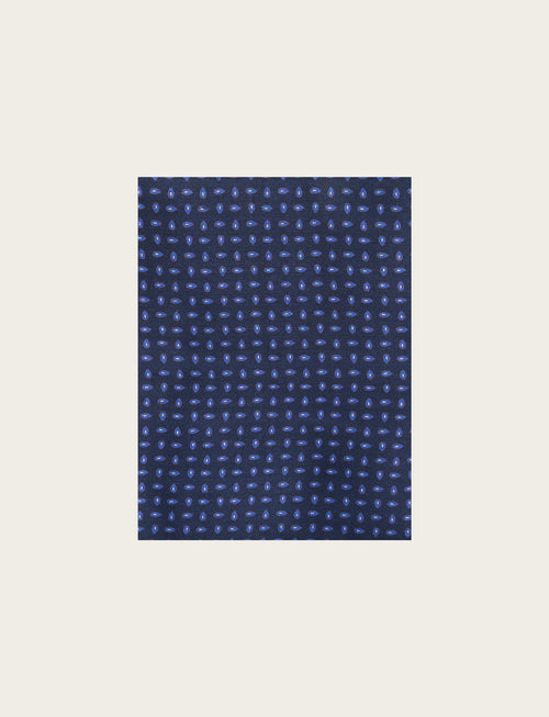 Sciarpa a micro fantasia geometrica in tessuto fluido