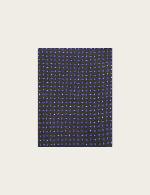 Sciarpa a micro fantasia geometrica in tessuto fluido