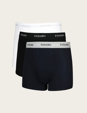 Tris boxer in cotone elasticizzato