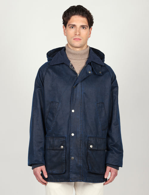 Giaccone tecnico con cappuccio