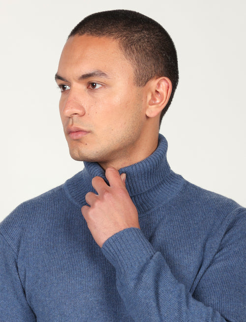 Dolcevita tinta unita in lana lambswool