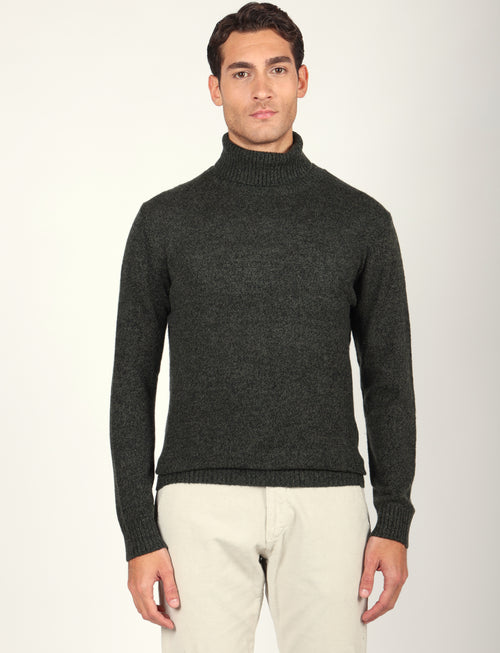 Dolcevita in lambswool moulinè