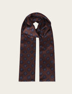 Sciarpa fantasia geometrica a rombi |Colore:Moro