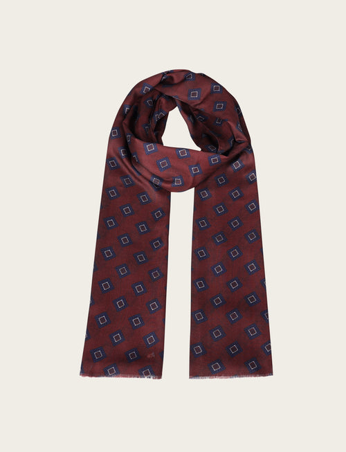 Sciarpa fantasia geometrica a rombi