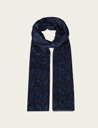 Sciarpa fantasia paisley in tessuto fluido