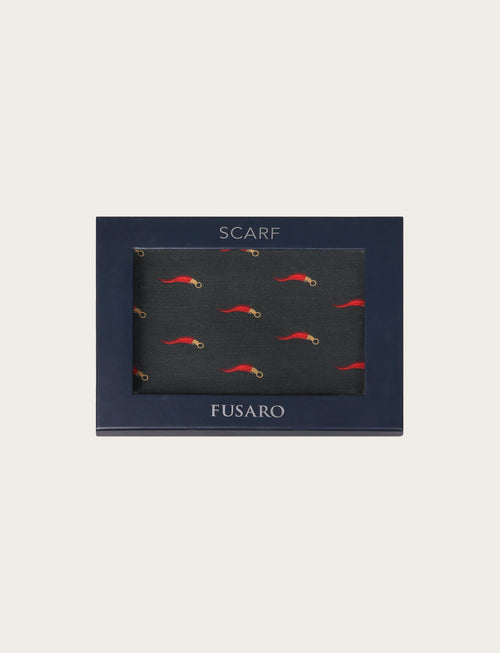 Sciarpa fantasia cornetto napoletano