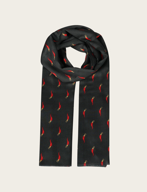 Sciarpa fantasia cornetto napoletano