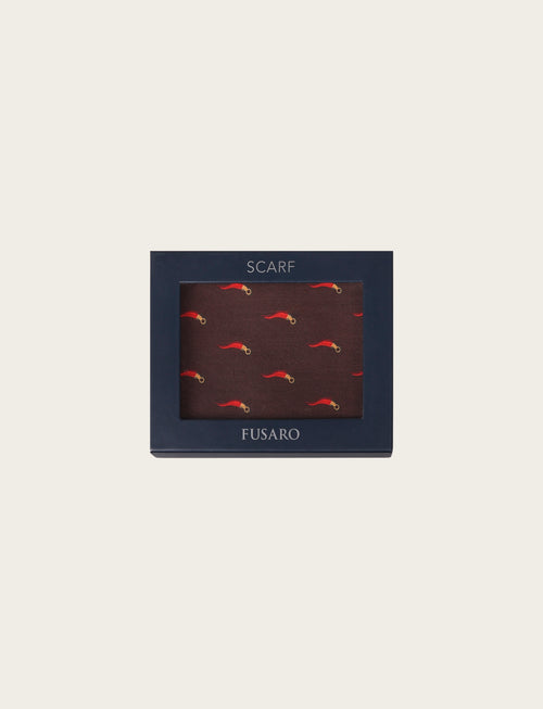 Sciarpa fantasia cornetto napoletano