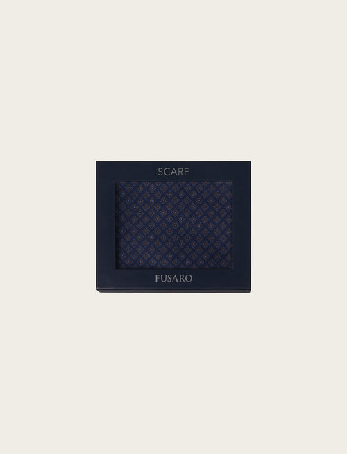 Sciarpa micro fantasia geometrica a rombi