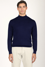 Lupetto in lana merinos|Colore:Blu
