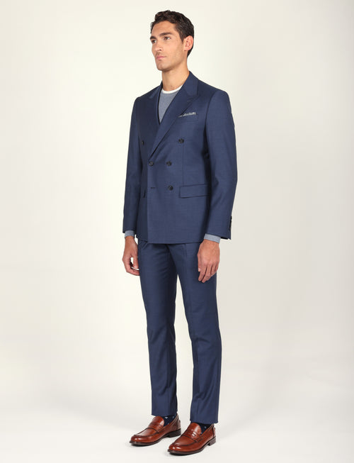 Abito doppiopetto fantasia spigata