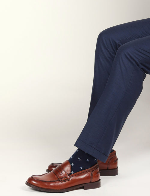 Abito doppiopetto fantasia spigata