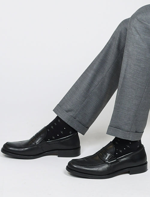 Abito doppiopetto fantasia spigata