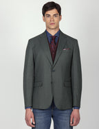 Giacca tinta unita in nido d'ape