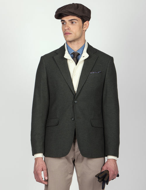 Giacca tinta unita in maglia