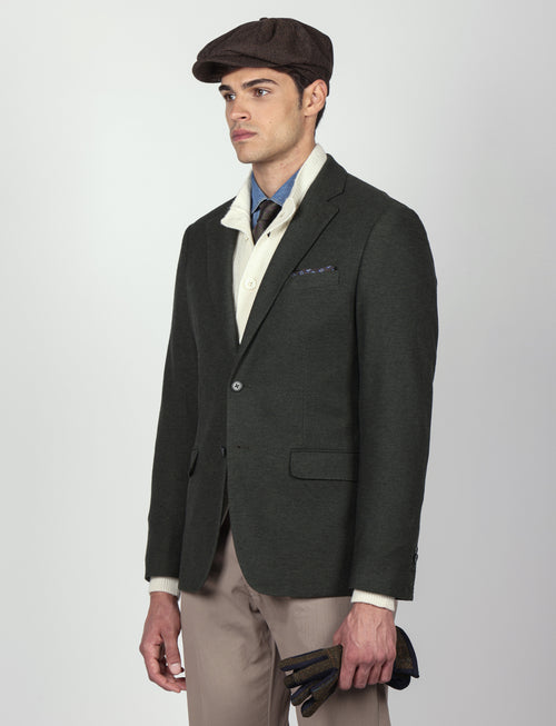 Giacca tinta unita in maglia