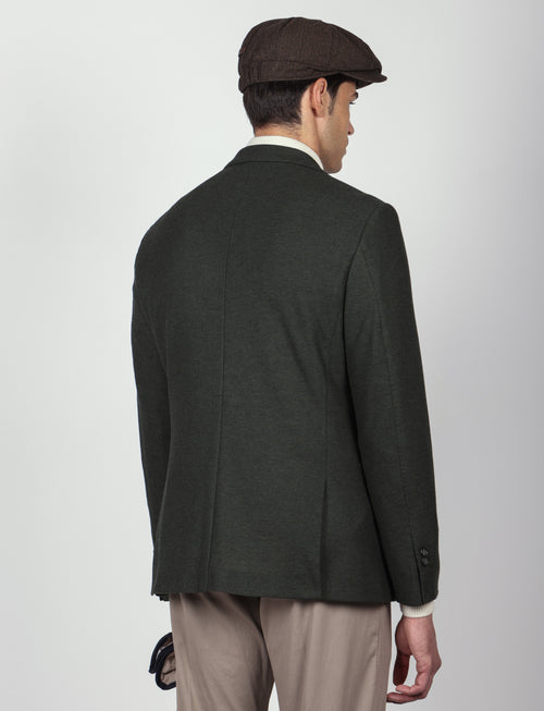 Giacca tinta unita in maglia