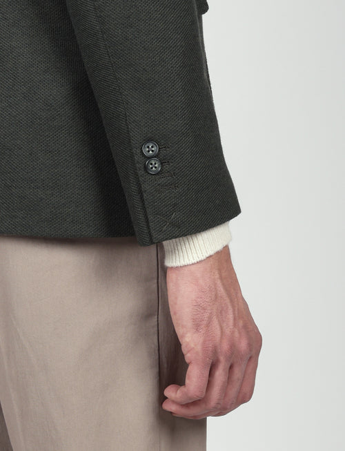 Giacca tinta unita in maglia