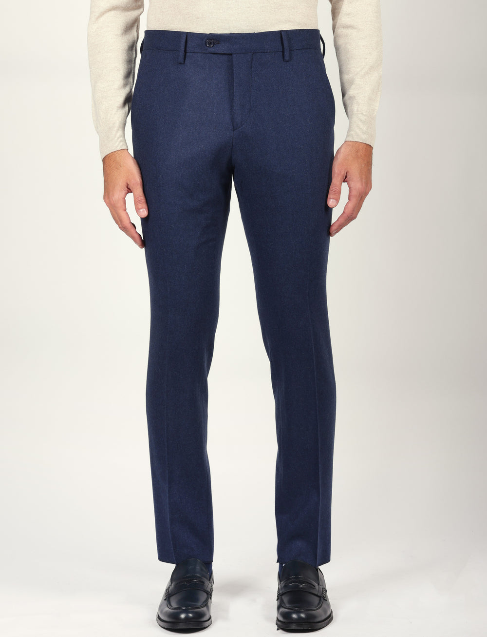 Pantaloni in flanella di lana