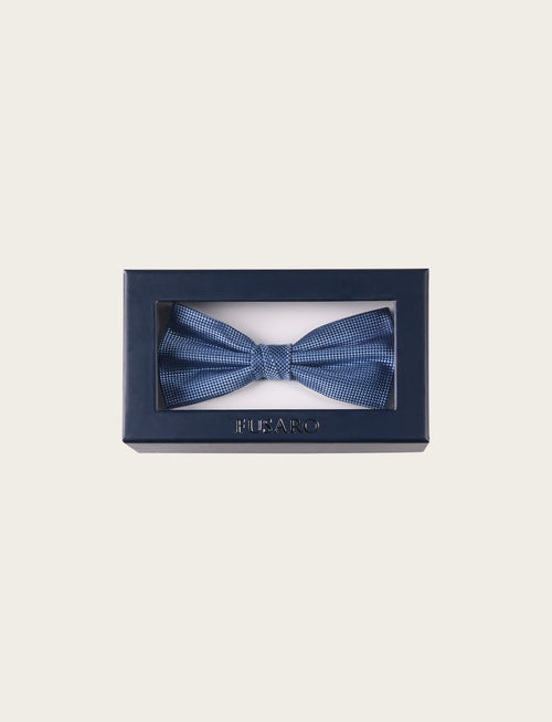 Papillon in seta dobby