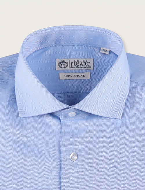 Camicia in cotone tessuto resca