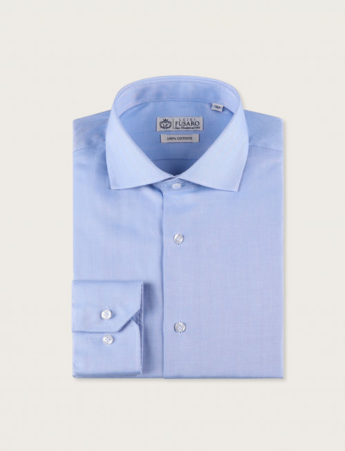 Camicia in cotone tessuto resca