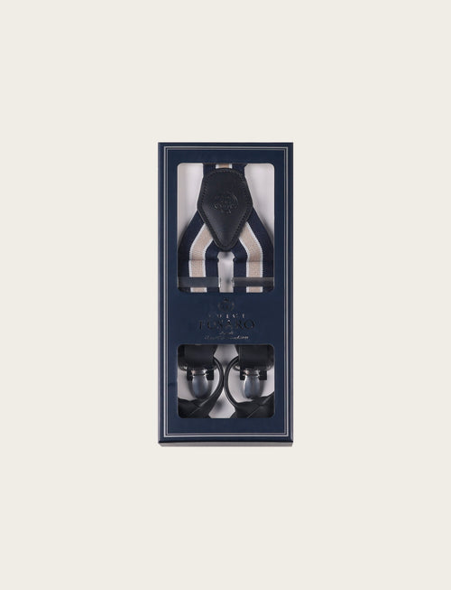 Bretelle a righe tricolore